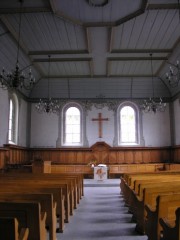 Intérieur du Temple d'Avenches. Cliché personnel