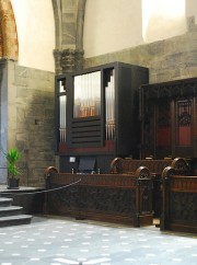 L'orgue de choeur (au zoom). Cliché personnel