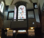 Vue du grand orgue en contre-plongée. Cliché personnel