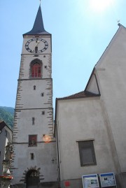 Vue extérieure de l'église St-Martin. Cliché personnel (07.2010)