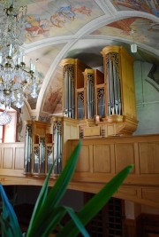 Vue de l'orgue de trois-quarts. Cliché personnel