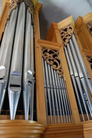 Tuyaux de l'orgue. Cliché personnel