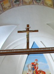 Christ en croix à l'entrée du choeur (vers 1350). Cliché personnel