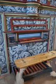 Console de l'orgue. Cliché personnel