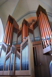 Belle vue de l'orgue en contre-plongée. Cliché personnel