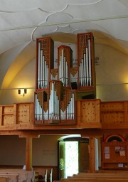 Vue rapprochée de l'orgue. Cliché personnel