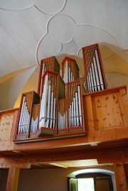 L'orgue vu en contre-plongée. Cliché personnel