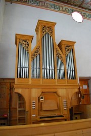 Vue de l'orgue Felsberg. Cliché personnel
