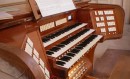 Console du grand orgue des Invalides. Crédit: Monsieur Yves Carall (remerciements)