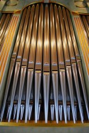 Montre de l'orgue, au centre. Cliché personnel