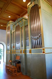 Vue de l'orgue en tribune. Cliché personnel