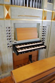 Console de l'orgue. Cliché personnel