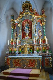 Maître-autel baroque-rococo vers 1635. Cliché personnel