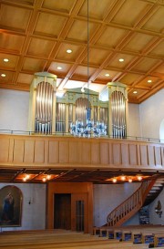 Une dernière vue de l'orgue Kuhn de 2001. Cliché personnel