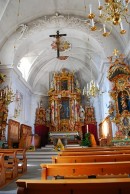 Vue intérieure de l'église. Cliché personnel