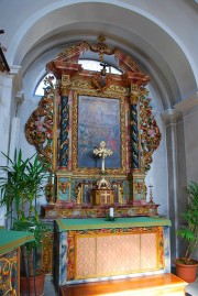 Un autel secondaire de la nef, côté Nord. Cliché personnel