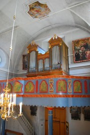 Une dernière vue de l'orgue historique de l'église de Schluein. Cliché personnel