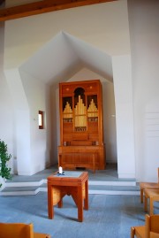 Nef et orgue dans le choeur. Cliché personnel