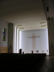 Une dernière vue de l'intérieur du Temple de Tramelan. Cliché personnel