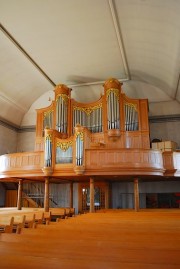 Vue intérieure en direction de l'orgue. Cliché personnel