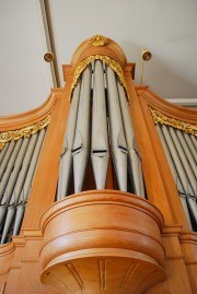 Tuyaux de l'orgue. Cliché personnel