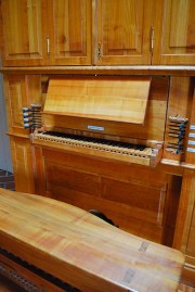 Une dernière vue de la console de l'orgue. Cliché personnel