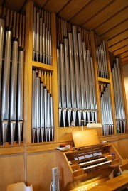 La façade de l'orgue en tribune. Cliché personnel