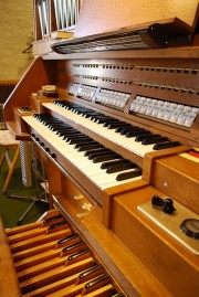 Claviers de l'orgue. Cliché personnel