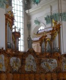 Vue de l'orgue de l'Evangile, à gauche (Nord). Cliché personnel