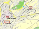 Situation de l'église Linsebühl. Crédit: http://map.search.ch/st.gallen