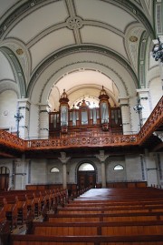 Vue intérieure en direction du grand orgue. Cliché personnel