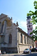 Vue de l'église St. Stephan à Lindau. Cliché personnel