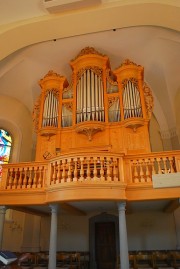 Vue de l'orgue Felsberg, esthétique G. Silbermann. Cliché personnel