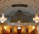 Vue du grand orgue Behmann (1927/28) de l'église St. Martin de Dornbirn. Cliché personnel (mai 2011)