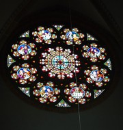 Une des rosaces du transept (date de 1907). Cliché personnel