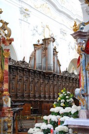 Orgue de choeur, côté gauche (Evangile). Cliché personnel