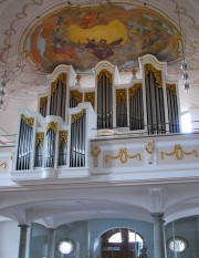 Autre vue de l'orgue en contre-plongée. Cliché personnel