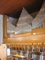 L'orgue du Temple de l'Abeille. Cliché personnel