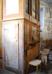 Console de l'orgue. Cliché personnel