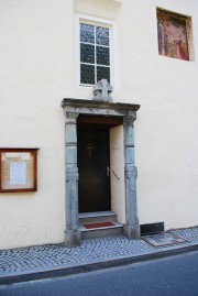 Entrée de l'Hospice de Müstair. Cliché personnel