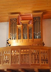 Vue de l'orgue Felsberg. Cliché personnel