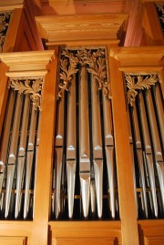 Autre vue de la Montre de l'orgue. Cliché personnel