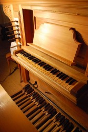 Console de l'orgue. Cliché personnel