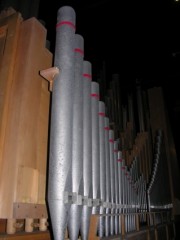 Salle de Musique, intérieur de l'orgue. Cliché personnel