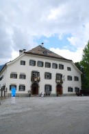 Maison engadinoise à Samedan. Cliché personnel