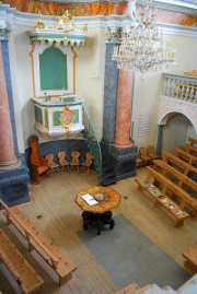 Vue intérieure depuis la tribune de l'orgue. Cliché personnel