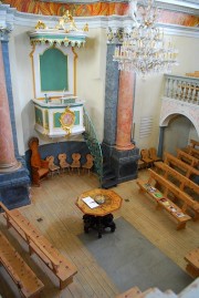 Vue intérieure depuis la tribune de l'orgue. Cliché personnel