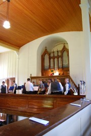 Orgue, organiste et harmonie. Cliché personnel