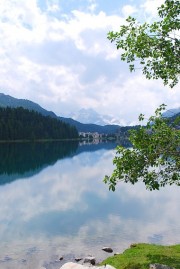 Le lac de St. Moritz en juillet 2011. Cliché personnel