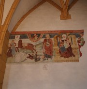 Vue de peintures murales datant de 1500 environ. Cliché personnel